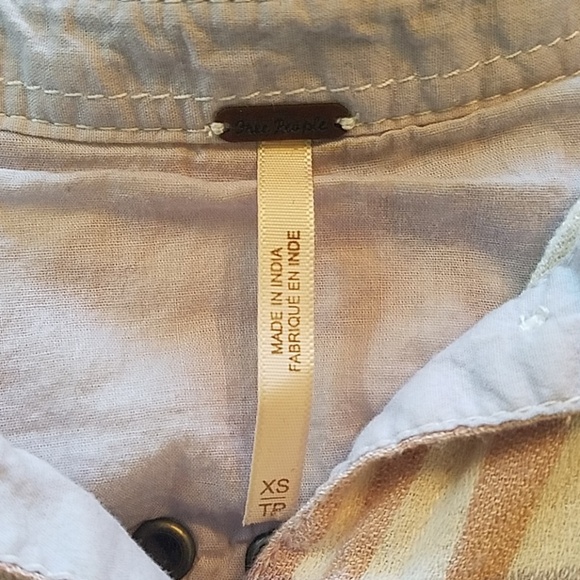 Free People XS Wesley plaid button down shirt - Picture 5 of 5